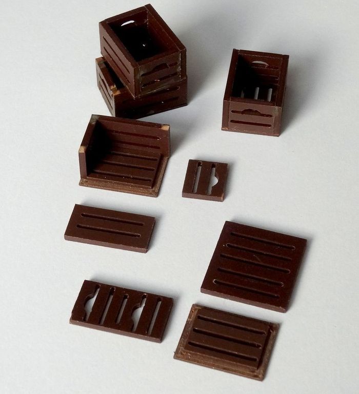 Obstkisten, 5 Stück 5 Stück