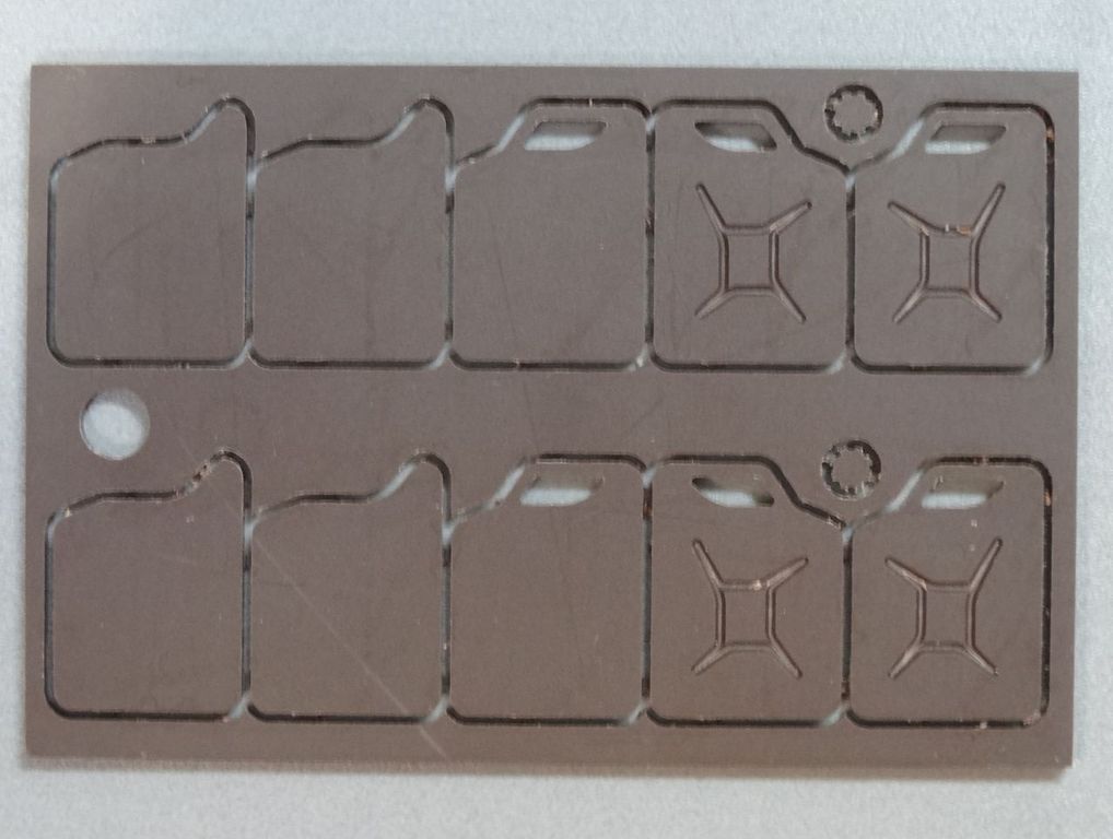 Kanister 20l, 1:22,5, 2 Bausätze 16 x 10 x 21 mm, Polystrol 2 mm