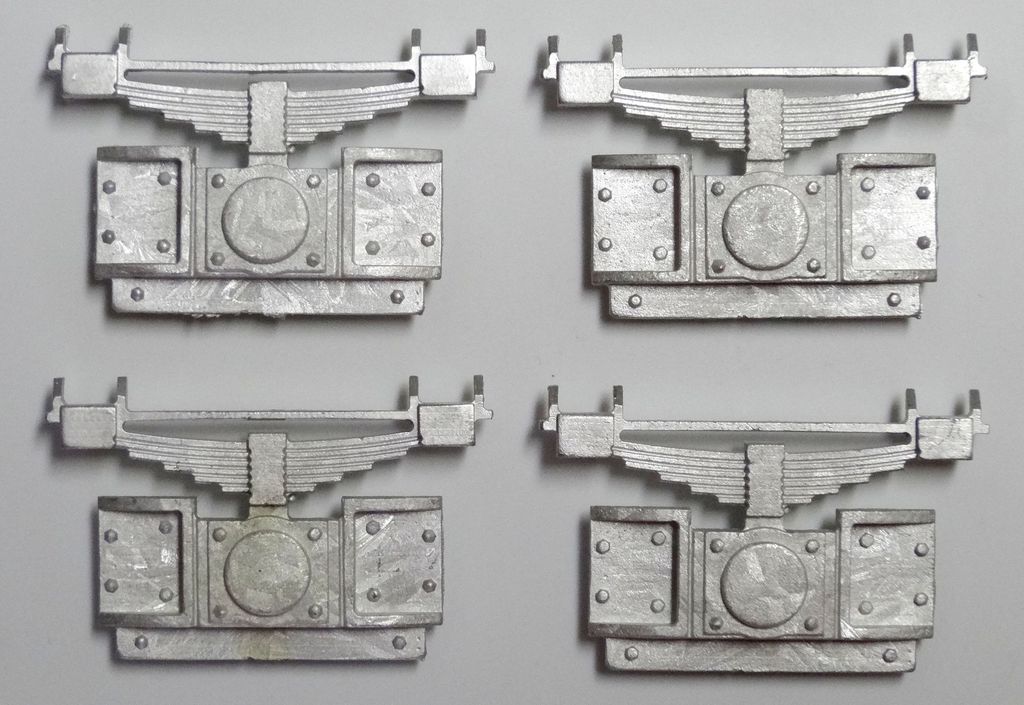 Achslager DS 90, 4 Stück 53 x 34 x 5 mm, 4er Set Weissmetall