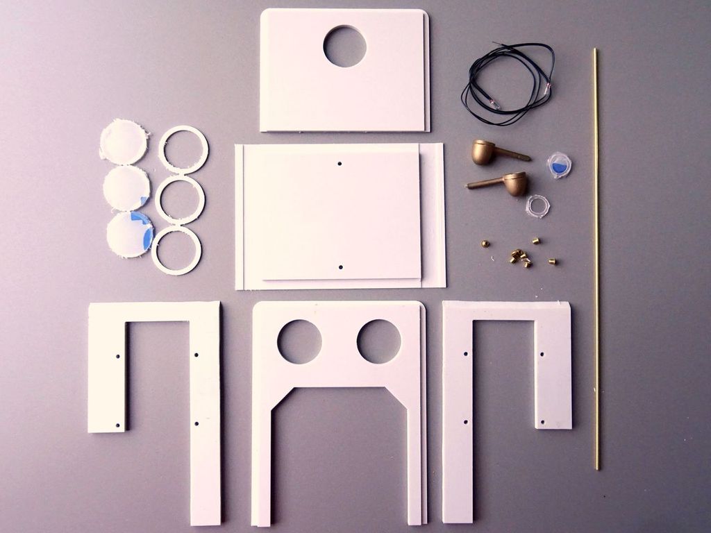 Fahrerkabine für Diema DS 14, runde Fenster Ergänzungsset im Maßstab 1:13,3