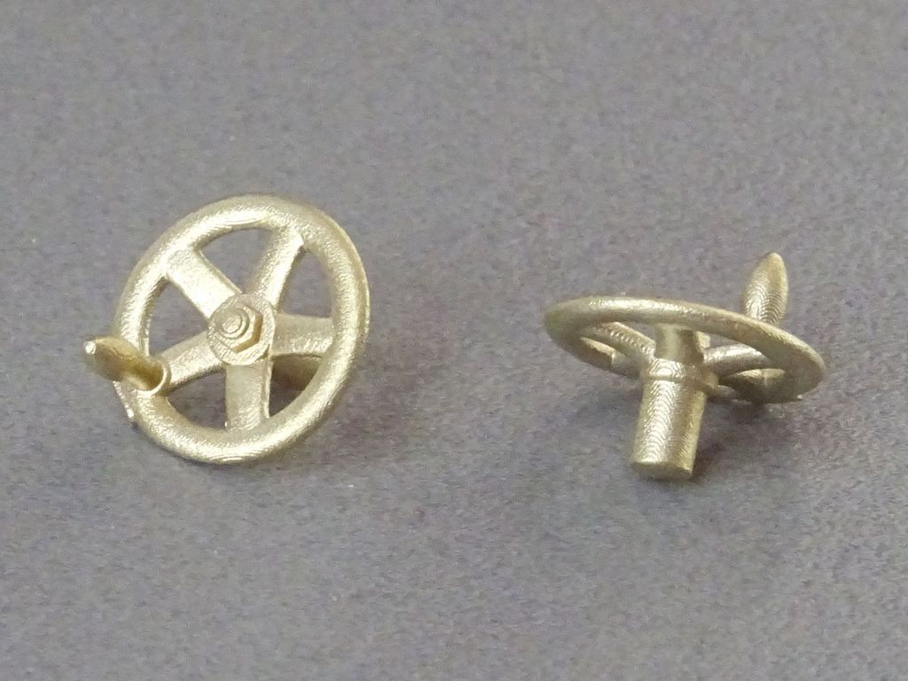 Handrad mit Griff D = 9 mm