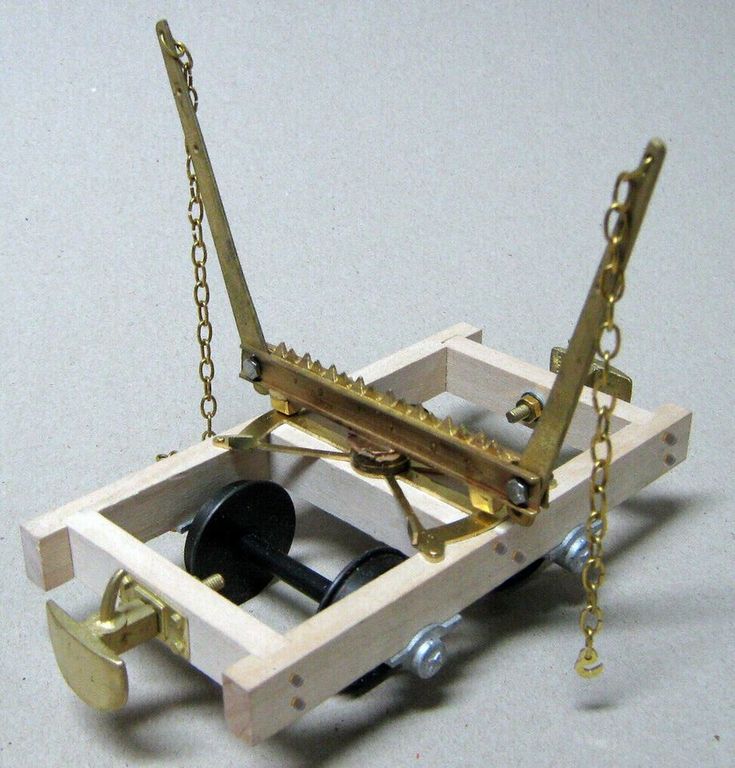 Drehgestell-Lore incl. Drehschemel 1:13,3, Rahmengröße 155 x 80 mm, LüP 180 mm