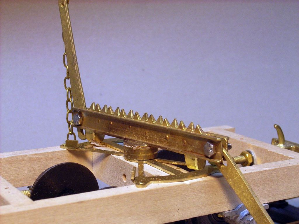 Drehschemelset 1:13,3 Messing-Bauteile