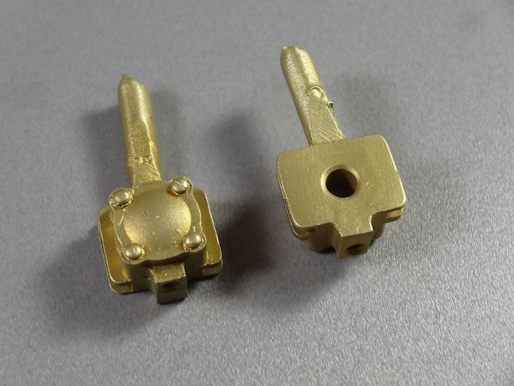 Achslager quadratisch mit Federnhaus 1:32 13 x 10 x 5 mm