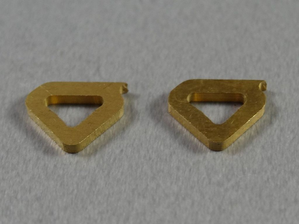 Rangieröse 1:32  4 x 4 x 1 mm, Messingblech